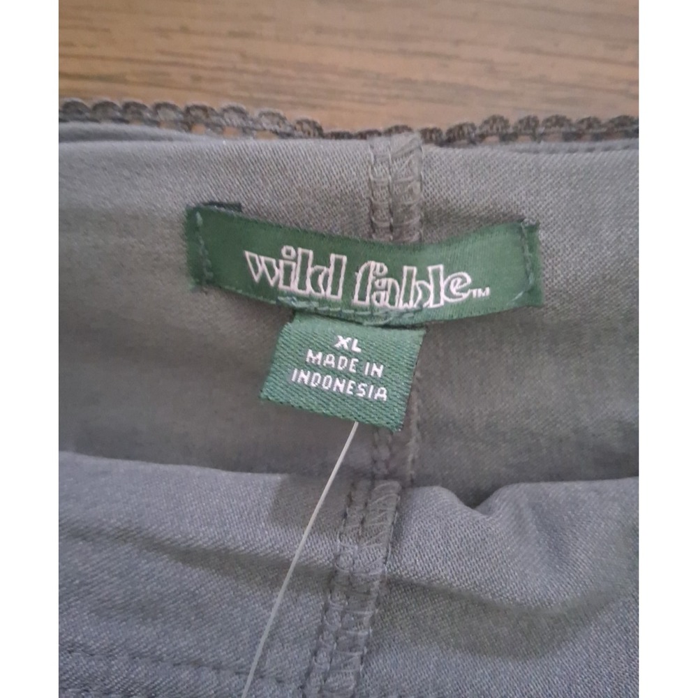 Wild Fable XL Skort Gray Stretch Side Zip Mini Skirt NEW - Picture 5 of 14